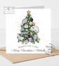 Handmade Nail Technician Merry Christmas Card - Image 1