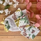 Pretty Foliage Mini Skincare Giftset Reusable Makeup Pads and Washbag, skincare 