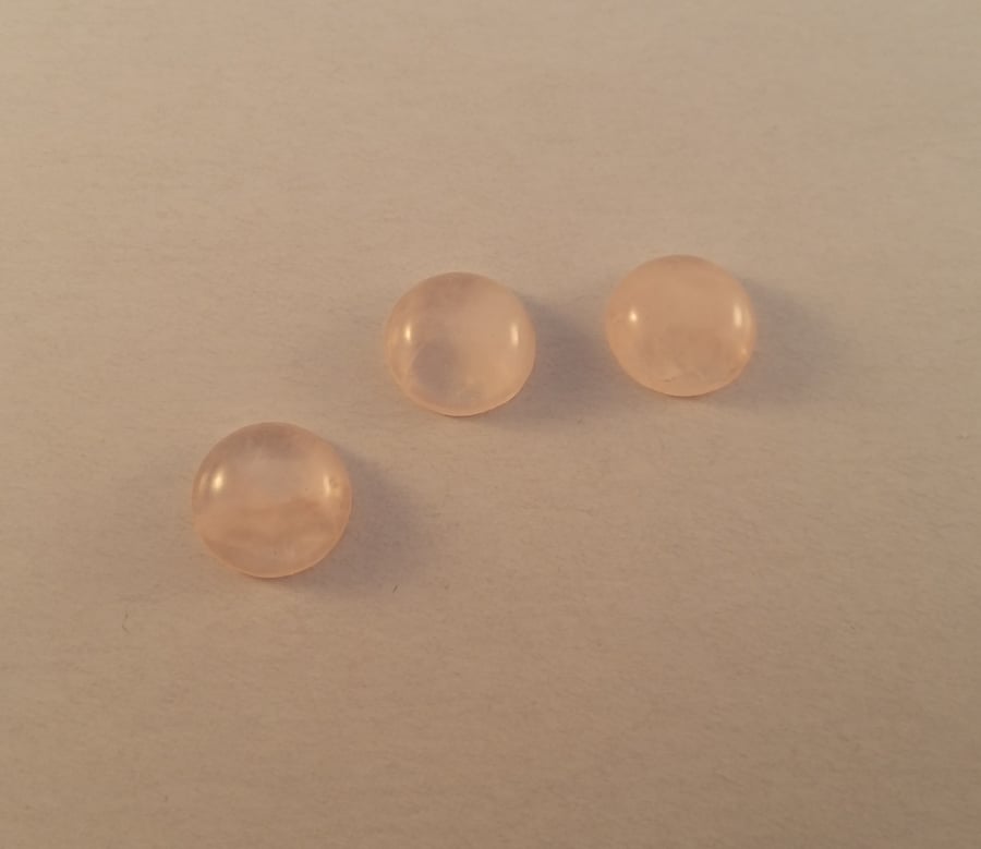 Rose Quartz 10mm Round Cabochon