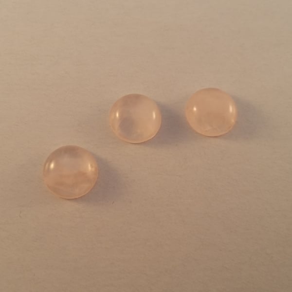 Rose Quartz 10mm Round Cabochon