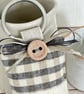 EASTER BUNNY KEY RING - gingham - Image 3