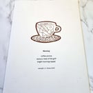 Haiku Poetry Art Print - 'Morning' Limited Edition