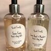 Hand and Body Wash 250ml Luxury Lime Basil and Mandarin and Snow Fairy 