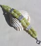 SALE - Olive Jade Gemstone Beaded Bracelet "Mellow Yellow" - SALE PRICE - Image 6