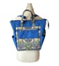 Back pack Water resistant and convertible with strawberry Thief bird print
