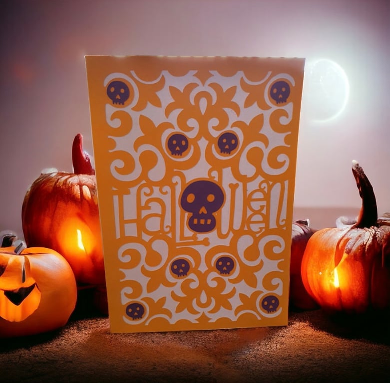 Halloween greetings card