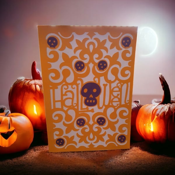 Halloween greetings card