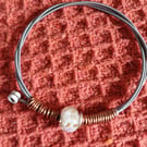 Re-Cycled Guitar String Bangle