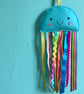 Jellyfish Wall Decoration in Pale Blue Wool Felt - Image 5