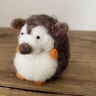 Malcolm Needle Felted Baby Hedgehog