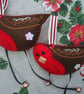 Robin Redbreast Decoration, Square Beak - Image 3