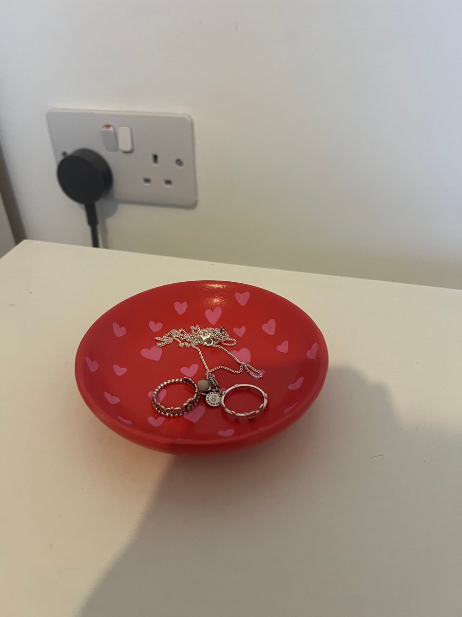 Hand painted trinket dish 