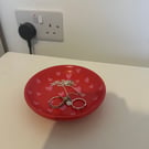 Hand painted trinket dish 