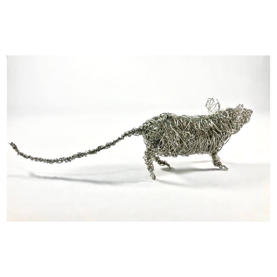 Stainless steel or copper wire mouse