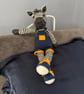 Hugo, hand knitted soft Zebra - Image 2