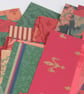 Mixed Small Sanderson Designs Red Green Wallpaper Craft Pack - Image 5
