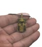 Great head pendant, benin bronze oba, african jewellery, tribal art necklace,  - Image 2