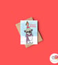 Shih Tzu Christmas Card, A6 Christmas Card, Cute Animal Christmas Card