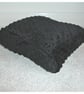 Tempur Pedic Original Contour Travel Neck Pillow Cover Black Plush Raised Spots - Image 3