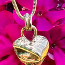 Valley of the Heart – Unique Fine Silver Heart Pendant, Welsh Made