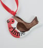 Little Personalised Robin - Hand Made - Image 1