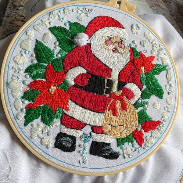 HO HO HO  A happy Santa on his way to you to deliver 