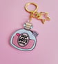 Self Love Potion Acrylic Keyring Mental Health keychain Bag Charm Small Self Lov