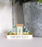 Handmade Tiny Country Cottage Home Decor 'Garden Time'