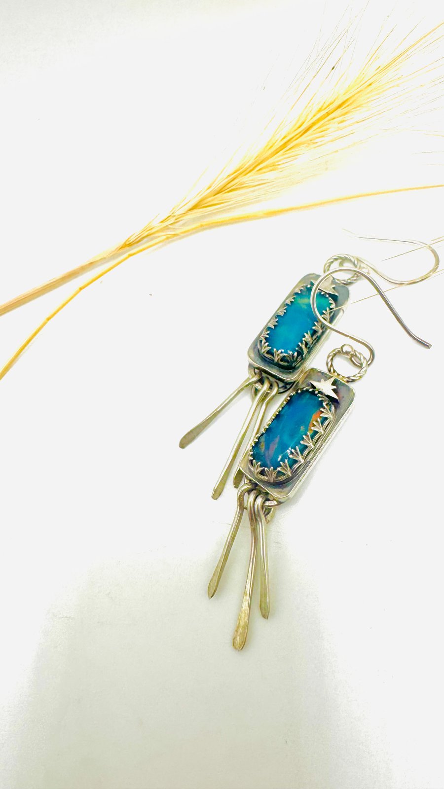 Aurora in the Pines – Aurora Opal Earrings