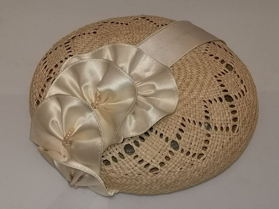 Fascinator "Panama Hat"