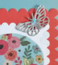 Floral Balloon Thank You Card - Image 3