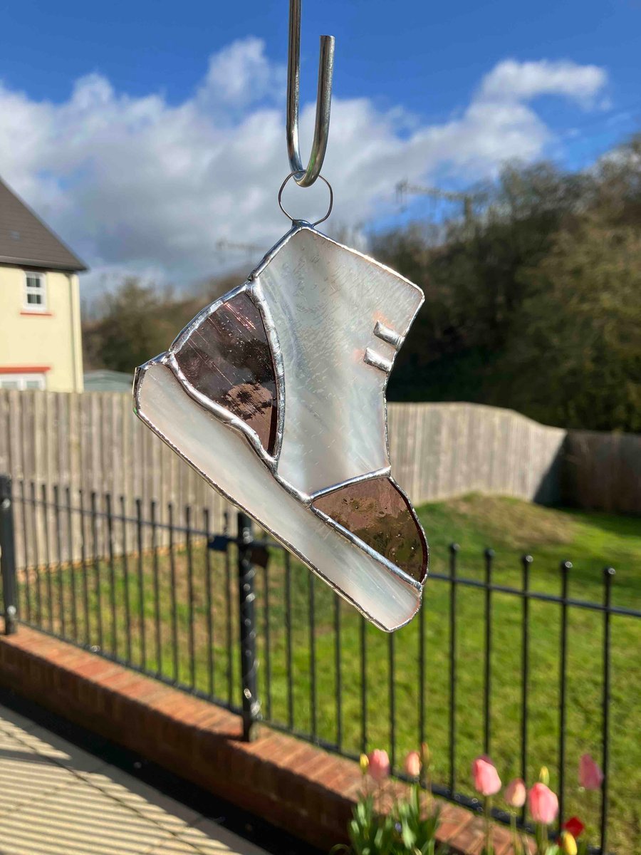 Walking Hiking Boot (Various colours) in Tiffany Style stained glass