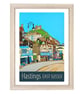 Hastings East Sussex travel poster print by Susie West - Image 3