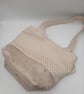 Large Tote bag with pockets in cream.  - Image 5
