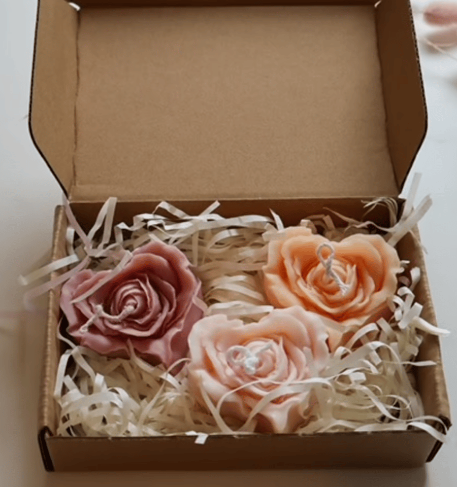 Rose Trio Candle Gift Set