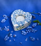 Forget-me-not Tea Light Holder - Hand Painted - Image 1