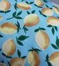 Rectangle Cushion in a lemon print cotton fabric - Home Decor - Image 3