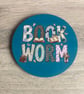 Coaster 'Book Worm' reading lover, bookish gift, handmade
