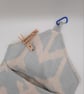 Peg bag blue sand weaved, free UK delivery.   - Image 5