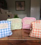 Personalised Gingham Makeup Bag - Image 1