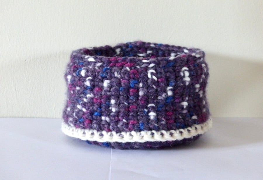 Sale - Crocheted Basket
