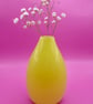 Handblown Apple Green Bud Vase
