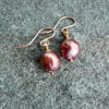 Large Baroque Pearl Earrings on 14k Gold Filled Hooks
