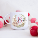 Childs bunny rabbit cup, Polymer unbreakable cup, Easter gift, Childs cup