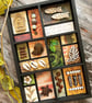Mixed media assemblage, boho home decor, new home gift, quirky gift