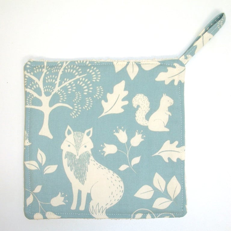 Fox Pot Holder Potholder Grab Mat Kitchen Cookware Pad Squirrel Wildlife