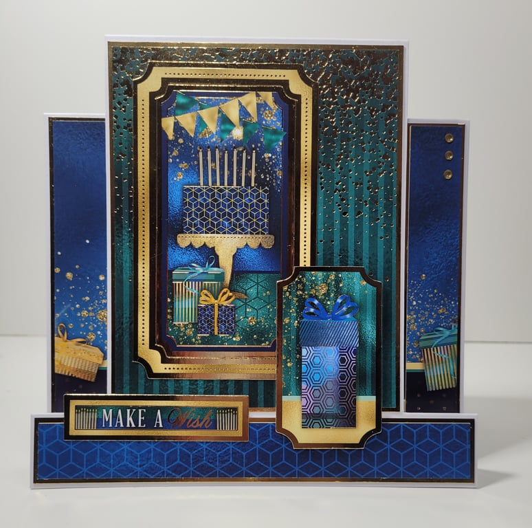 Luxury Birthday Card - Make a Wish - Can be Customised with Age