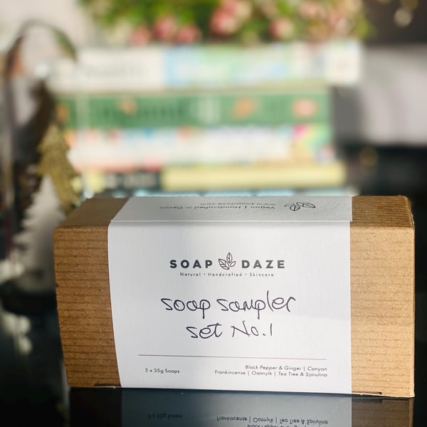 Soap Sampler Set 1, Soap Selection Box, Vegan Soaps