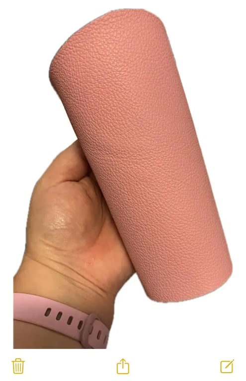 Sm Pair - BubbleGum Cotton Candy Pink coloured Leather Bracers FREE SHIPPING