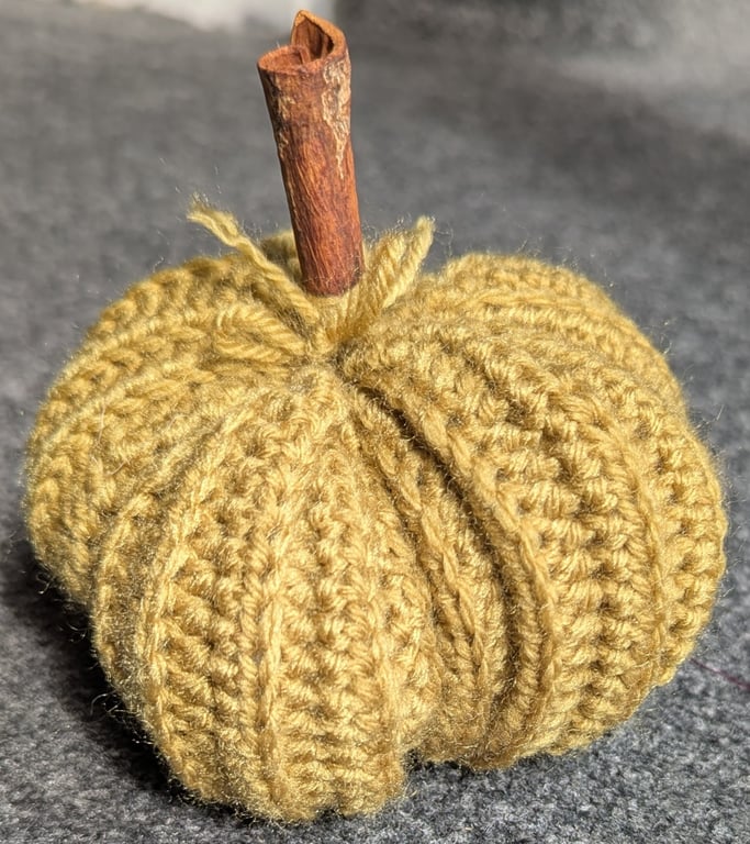 Crochet Pumpkin- Green